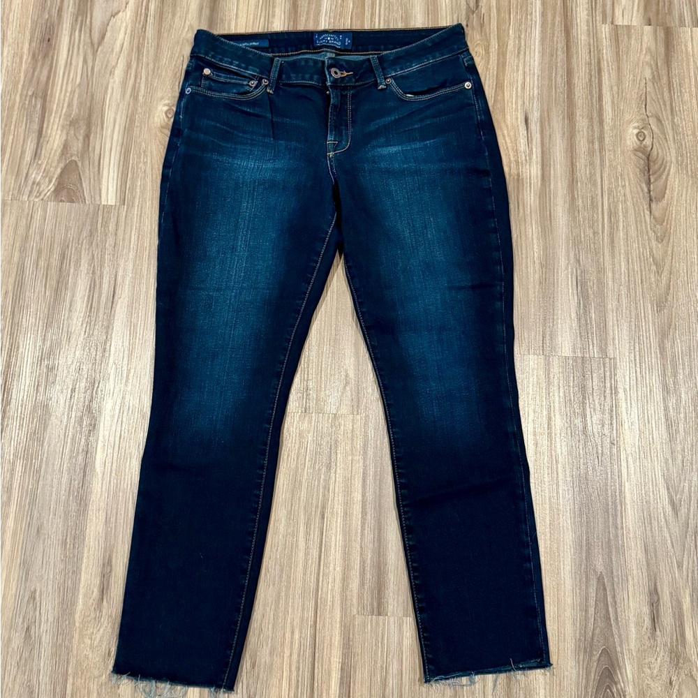 Lucky Brand midrise Lolita skinny dark wash jean